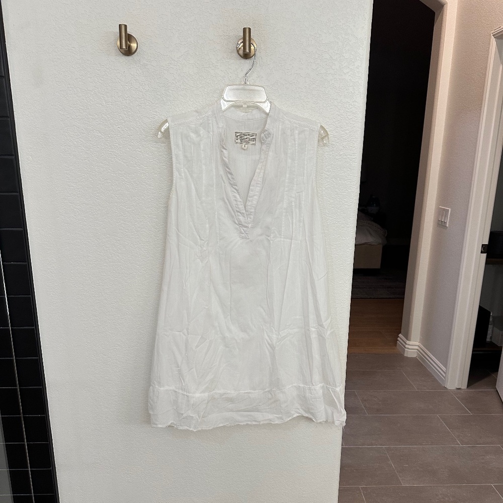 Current Elliott Sleeveless Tuck Dress